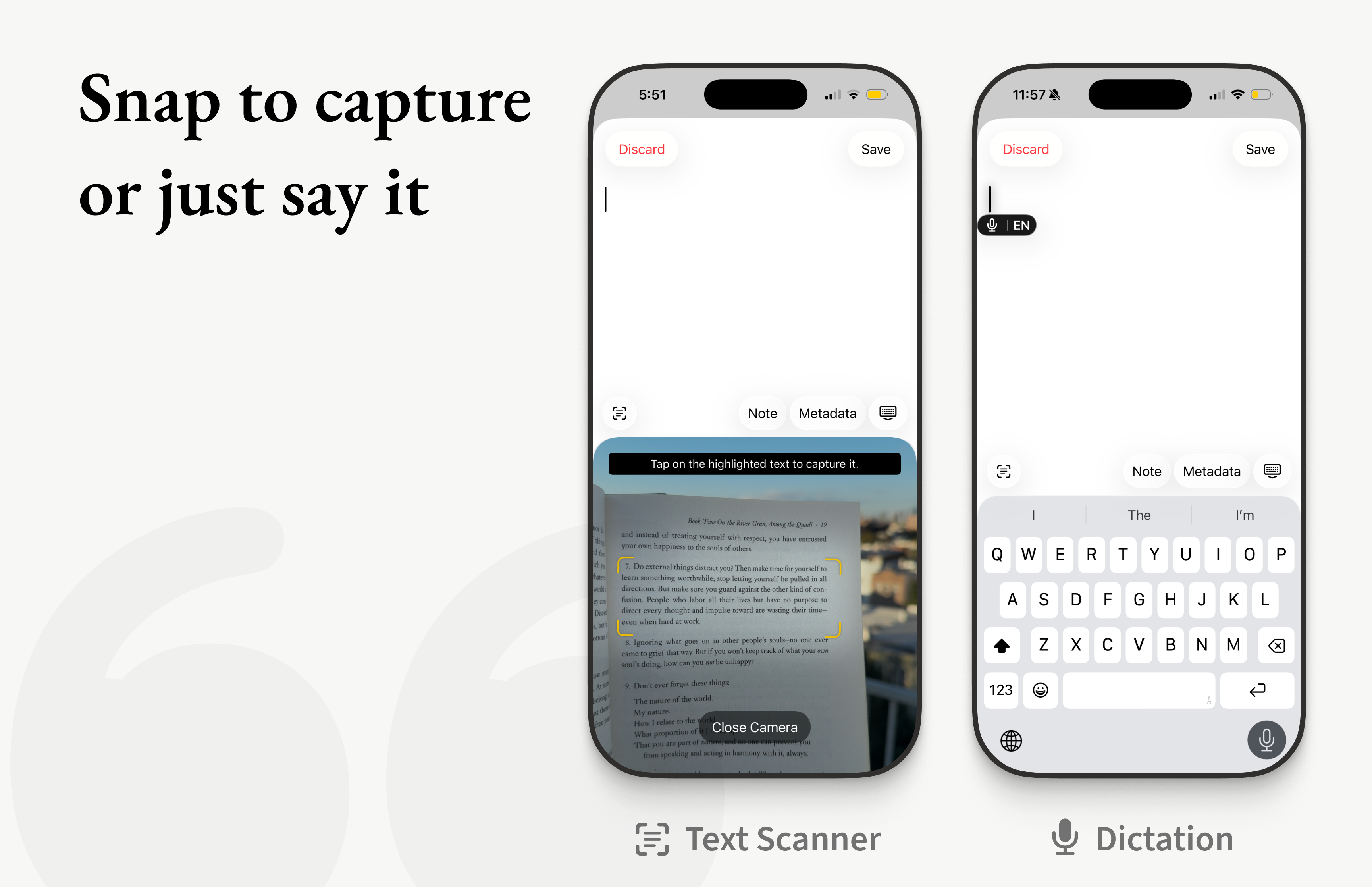 Média Citations pour iOS - Capturez, organisez, rappelez-vous et vivez vos citations préférées 3