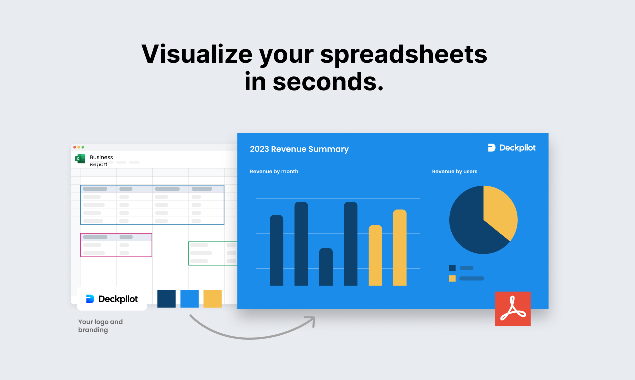 startuptile Deckpilot-Visualize your spreadsheets in seconds