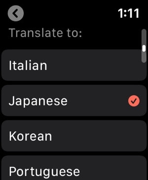 Translate mini for Apple Watch gallery image