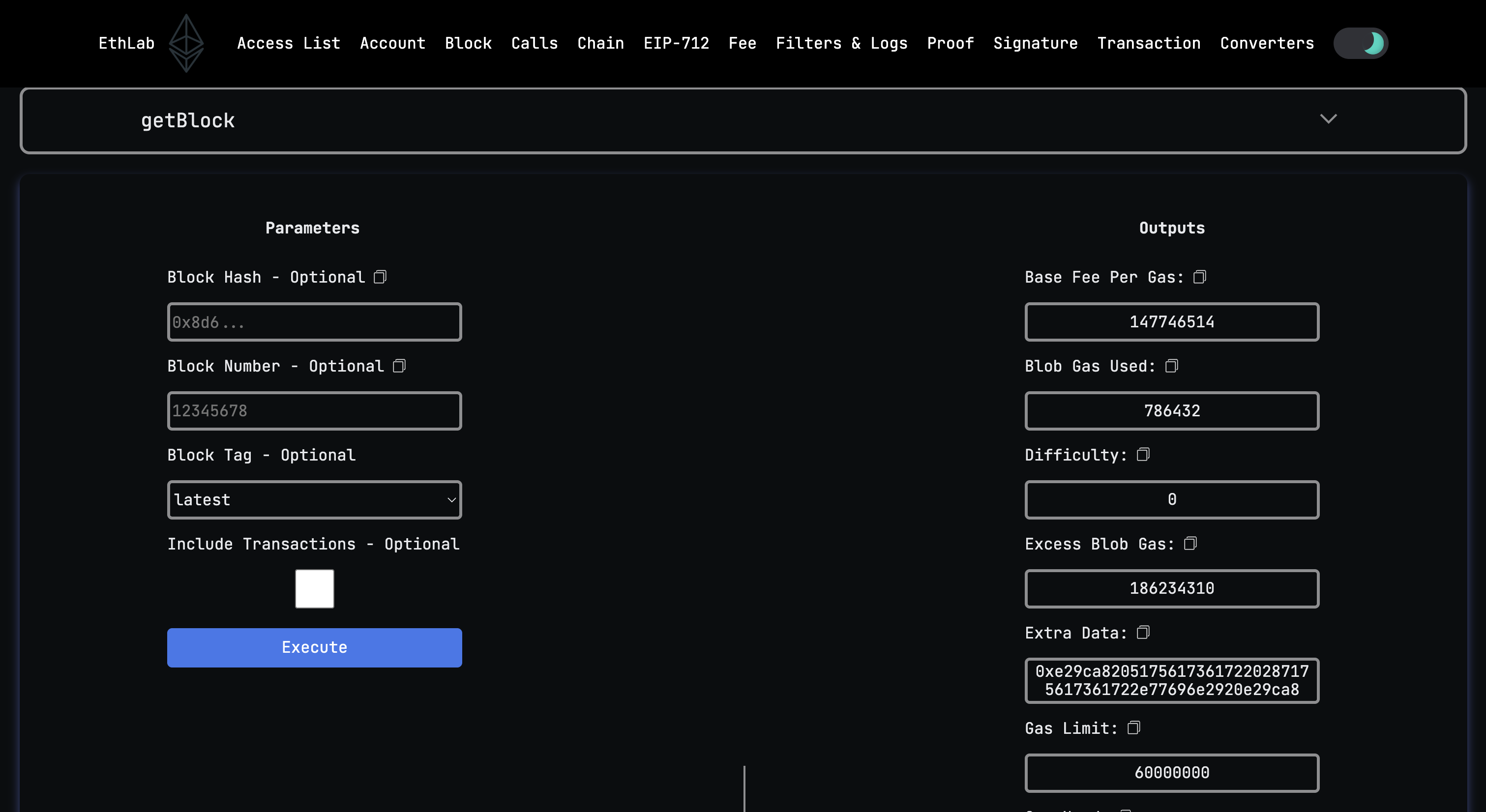 EthLab — Ethereum Blockchain Tool gallery image