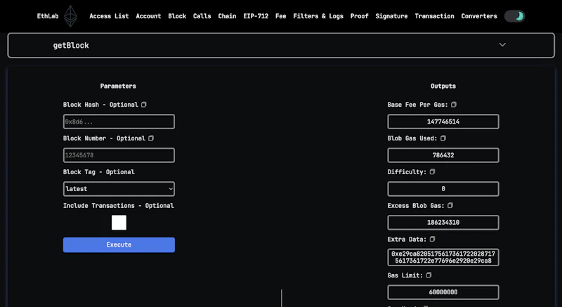 EthLab screenshot 4
