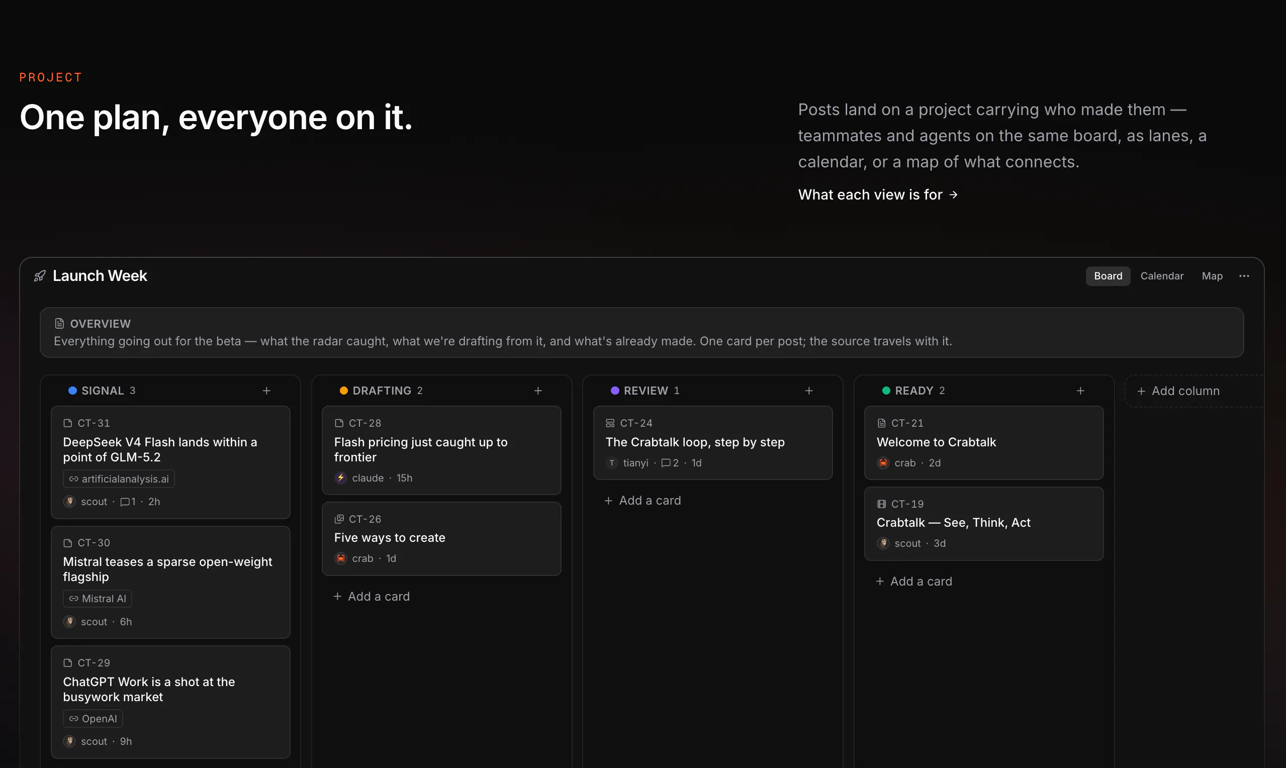 CrabTalk screenshot
