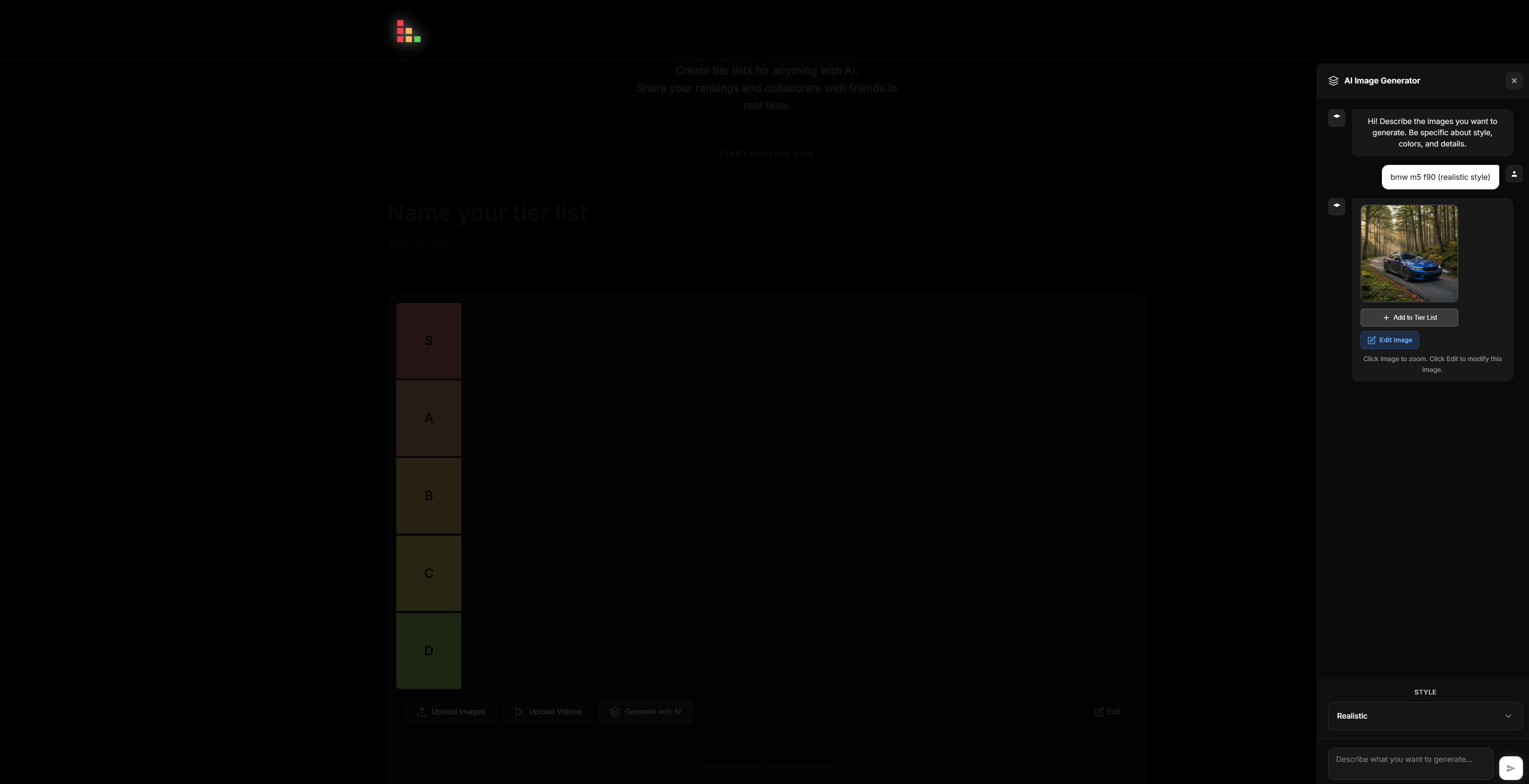TierListMaker.ai gallery image