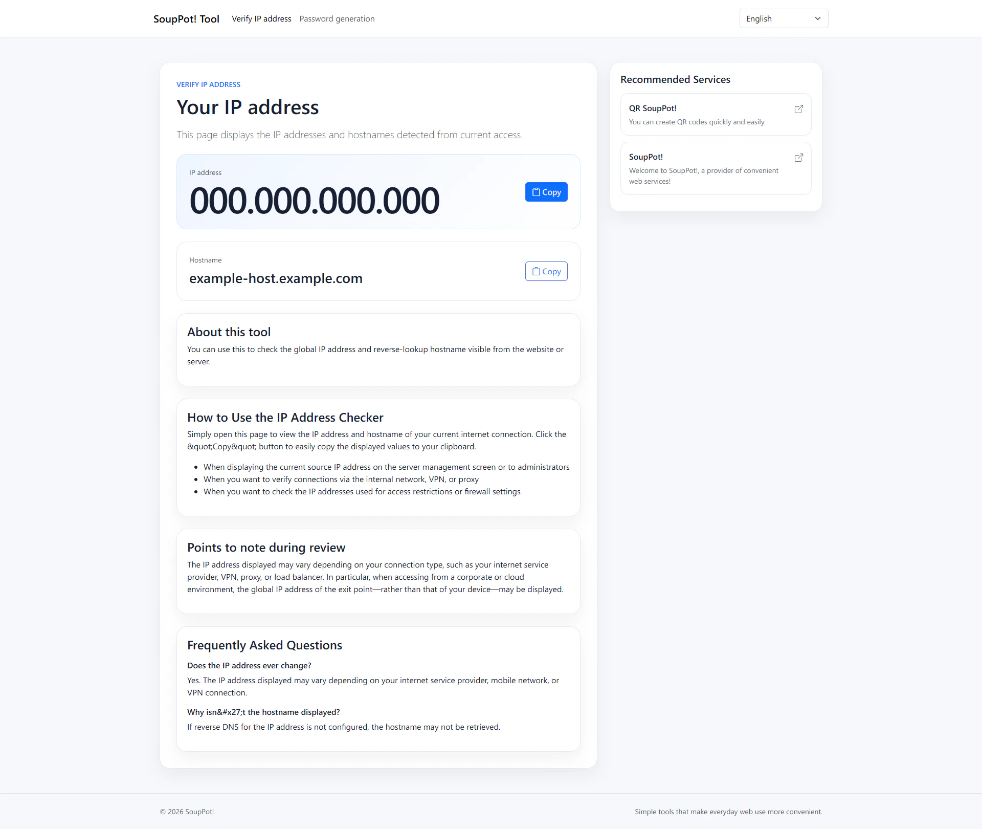 Souppot Tools Hub – Fast, Free Utilities 대표 미리보기