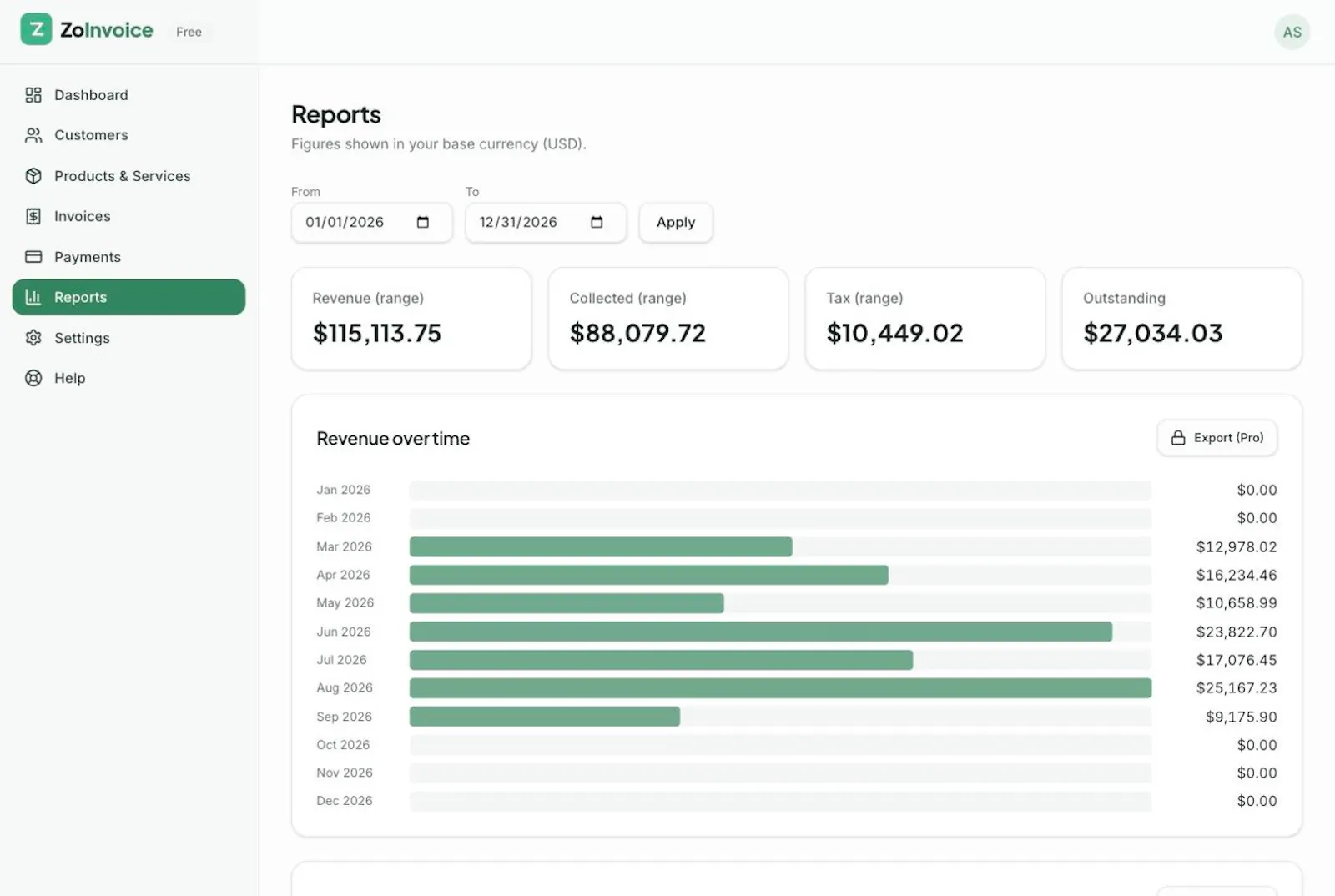 ZoInvoice screenshot 4