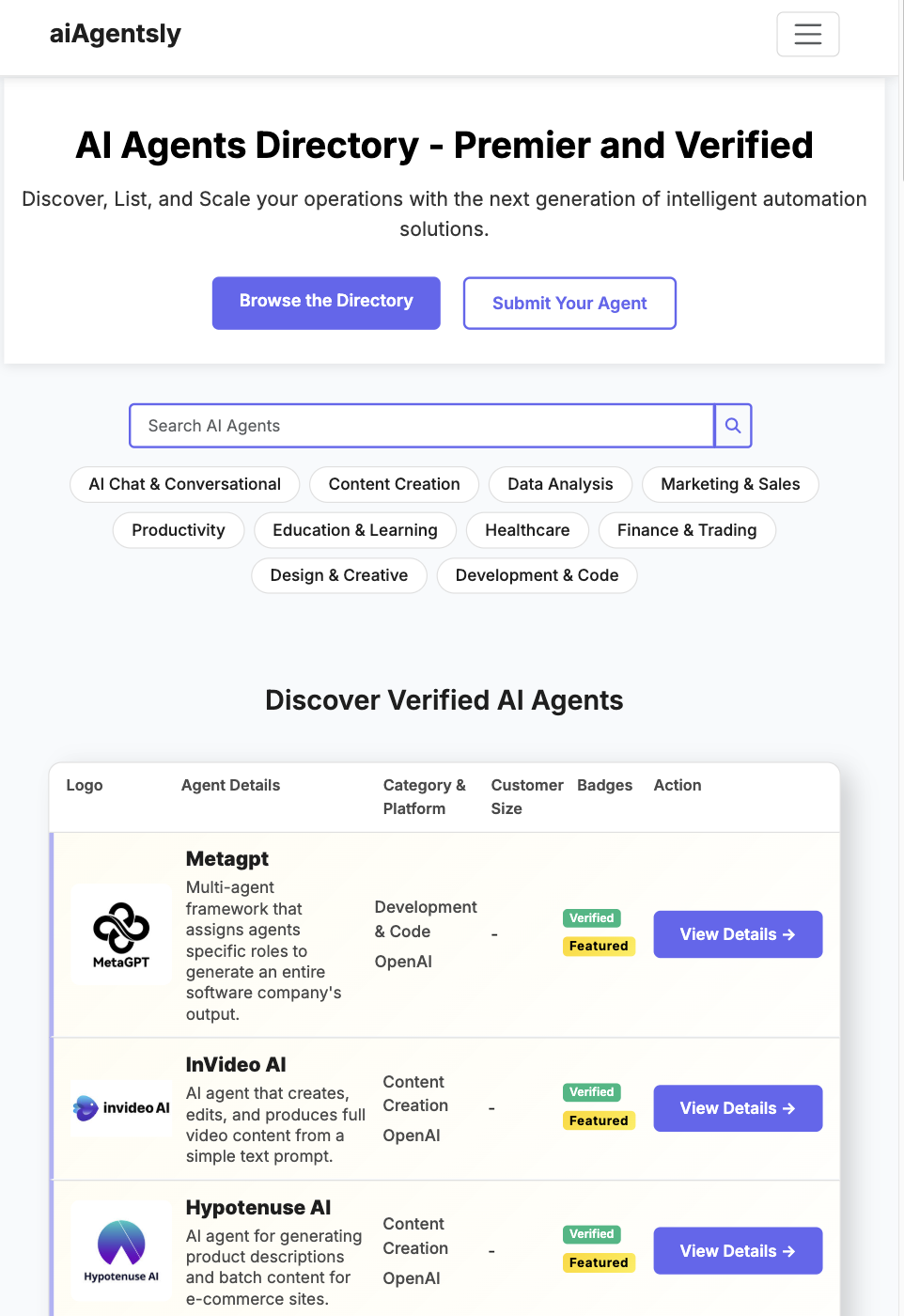 aiAgentsly - Screenshot 2 preview