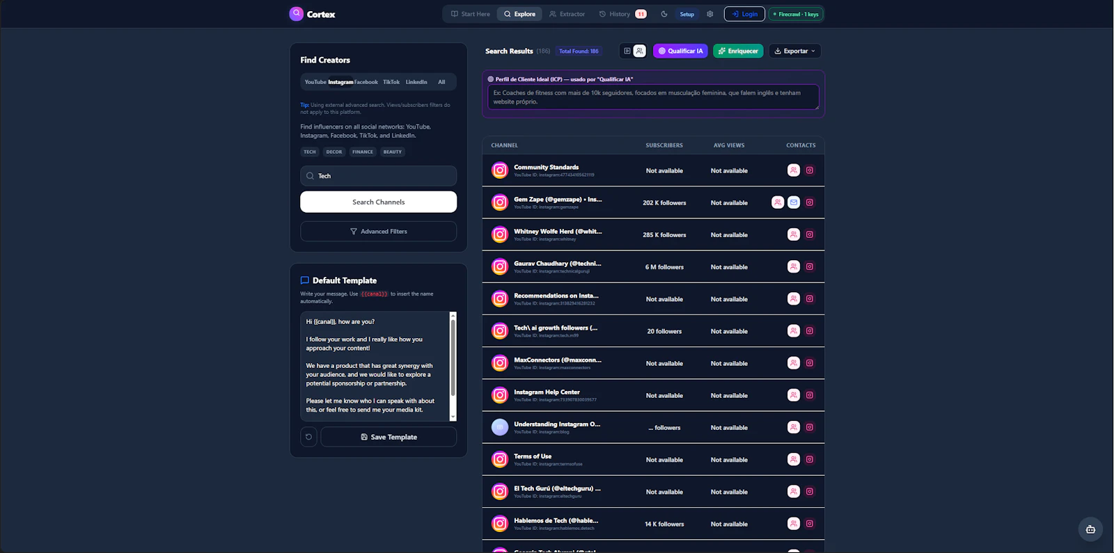 CortexLeads — AI Lead Prospecting    screenshot 2