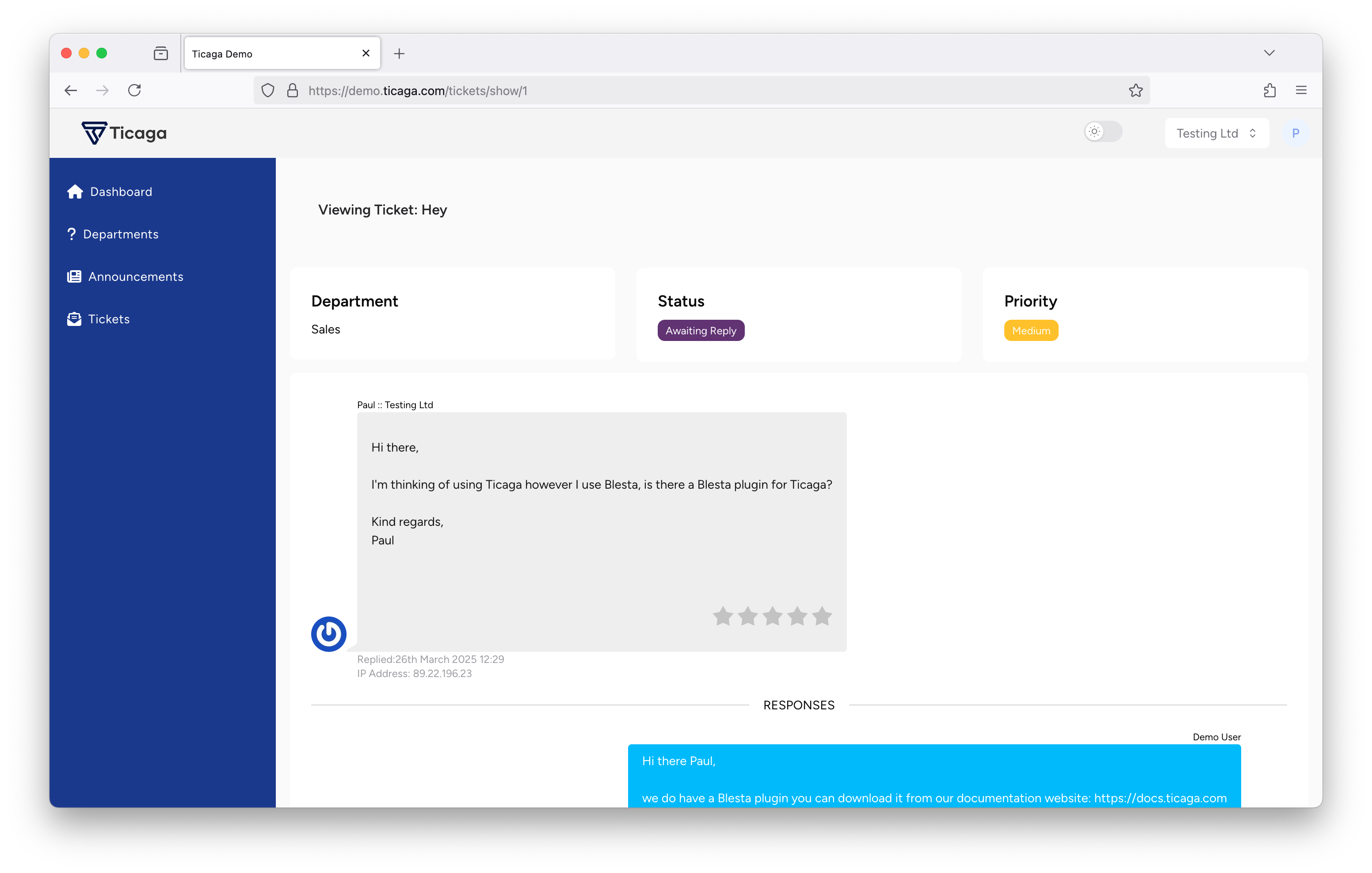 Ticaga gallery image