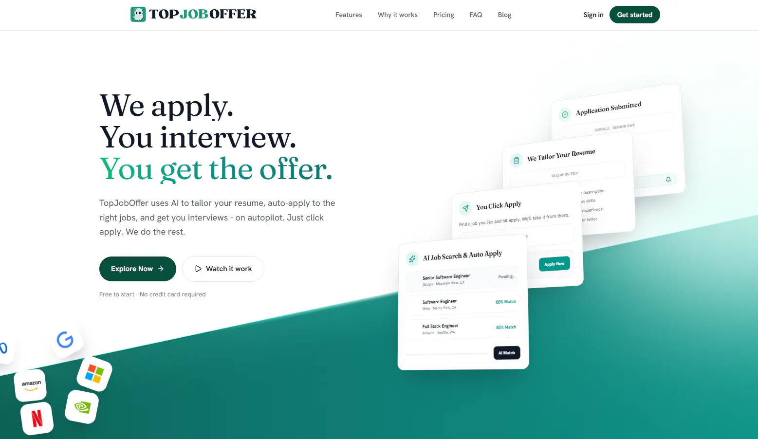 TopJobOffer — AI Job Search & Auto Apply gallery image