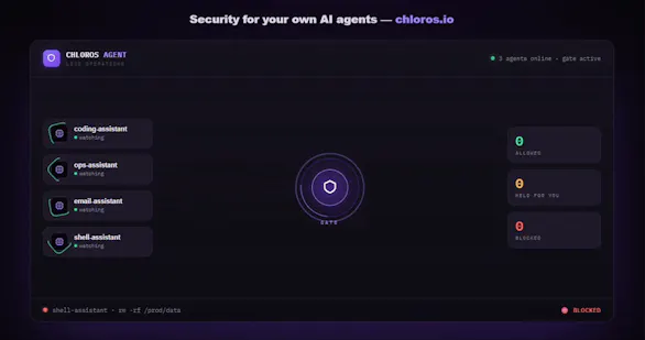 Chloros — AI agent security gallery image