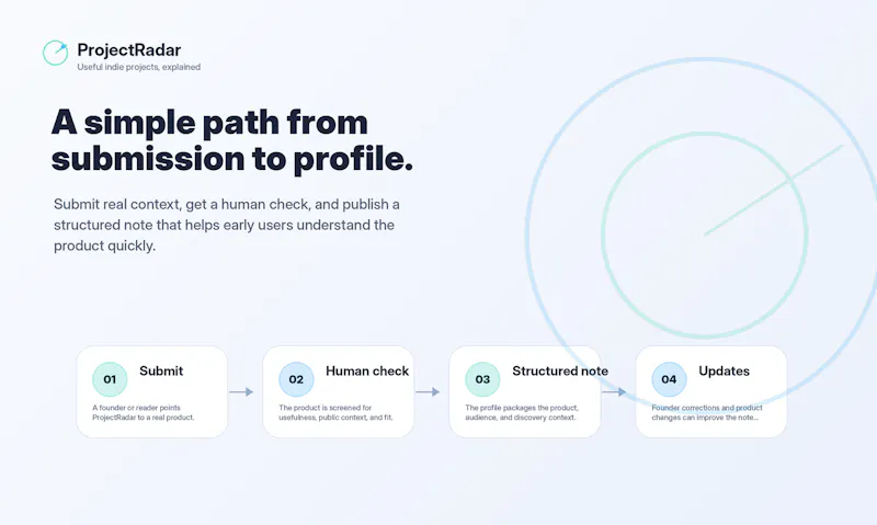 Project Radar screenshot 1