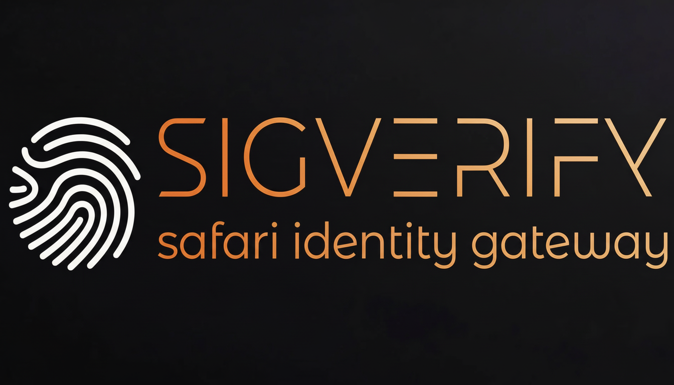 SIGVERIFY.AFRICA - Product Hunt launch logo and brand identity