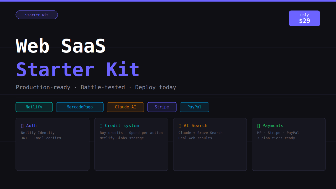 Web SaaS Starter Kit gallery image