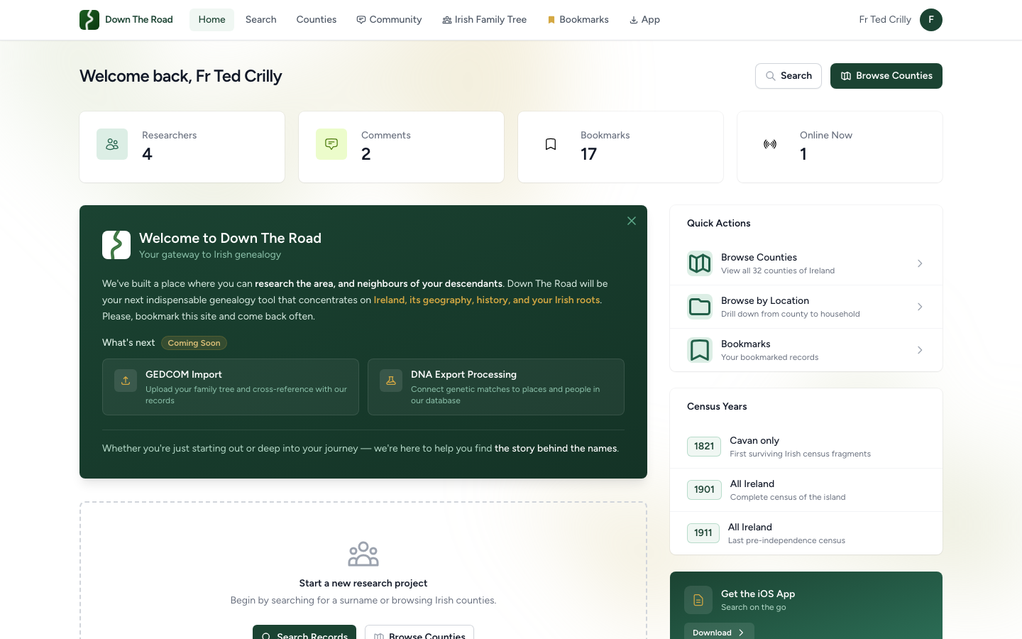 Down The Road Genealogy media 1