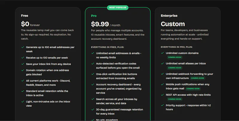 TempMailer screenshot 5