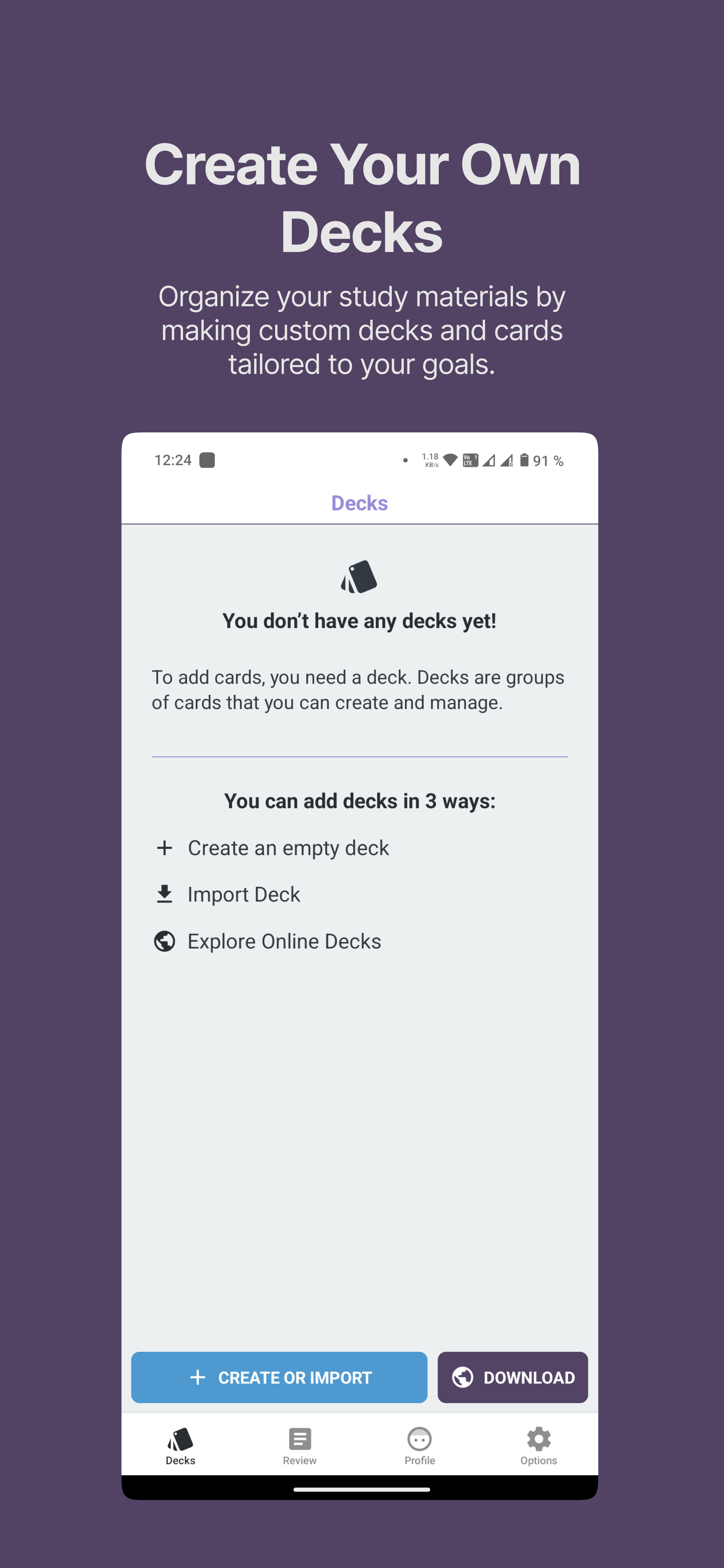 Memizi - Smart flashcards with voice, images, and spaced repetition media 1