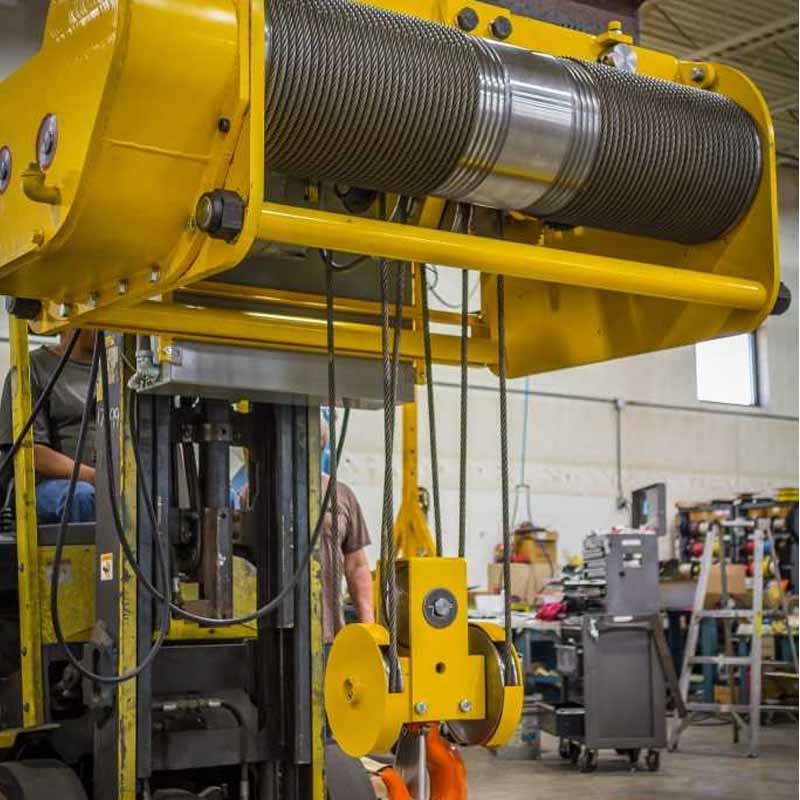 Low Headroom Wire Rope Hoist - Main product screenshot demonstrating key features and user interface