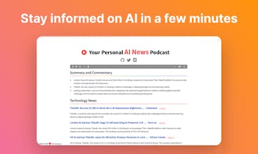 Ai-daily 뉴스 웹사이트의 스크린샷으로 다양한 기술 뉴스 기사, 팟캐스트, 블로그, 그리고 학술 논문들을 보여주고 있습니다.