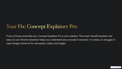 Concept Explainer Pro AI C. Extension gallery image