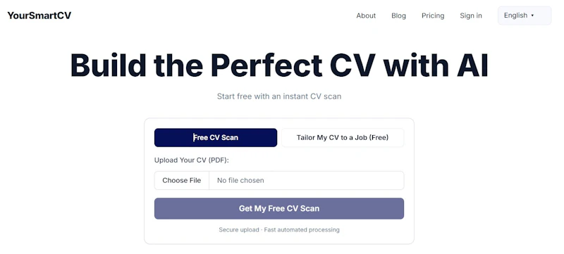 YourSmartCV screenshot 1