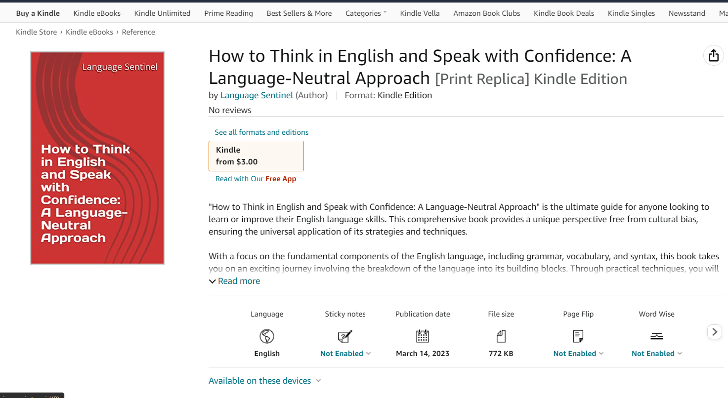 Mídia 3 de Pense em inglês, fale confiante (Kindle) - Aprenda inglês com confiança e fluência: abordagem neutra