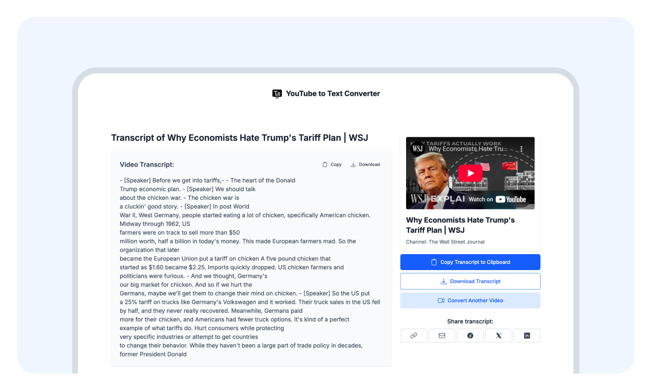 YouTube To Text Converter gallery image