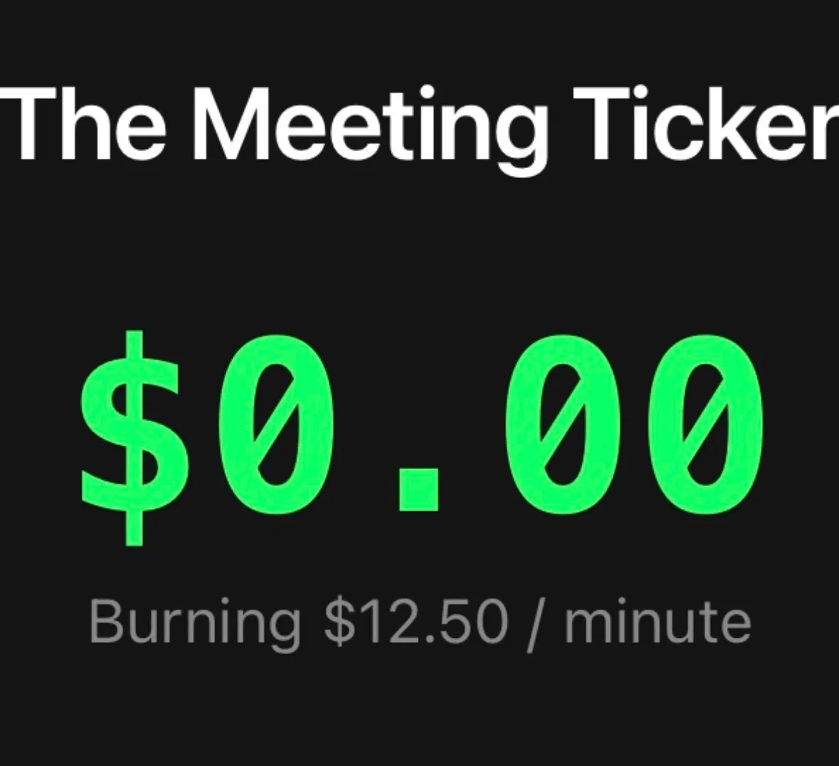 The Meeting Ticker gallery image