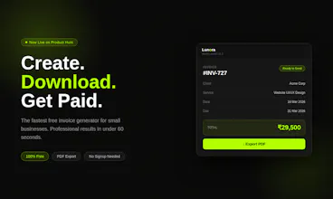 Lunora Invoice Generator gallery image