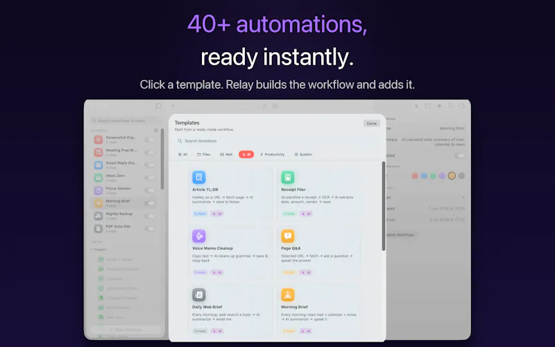 Relay for Mac screenshot 3