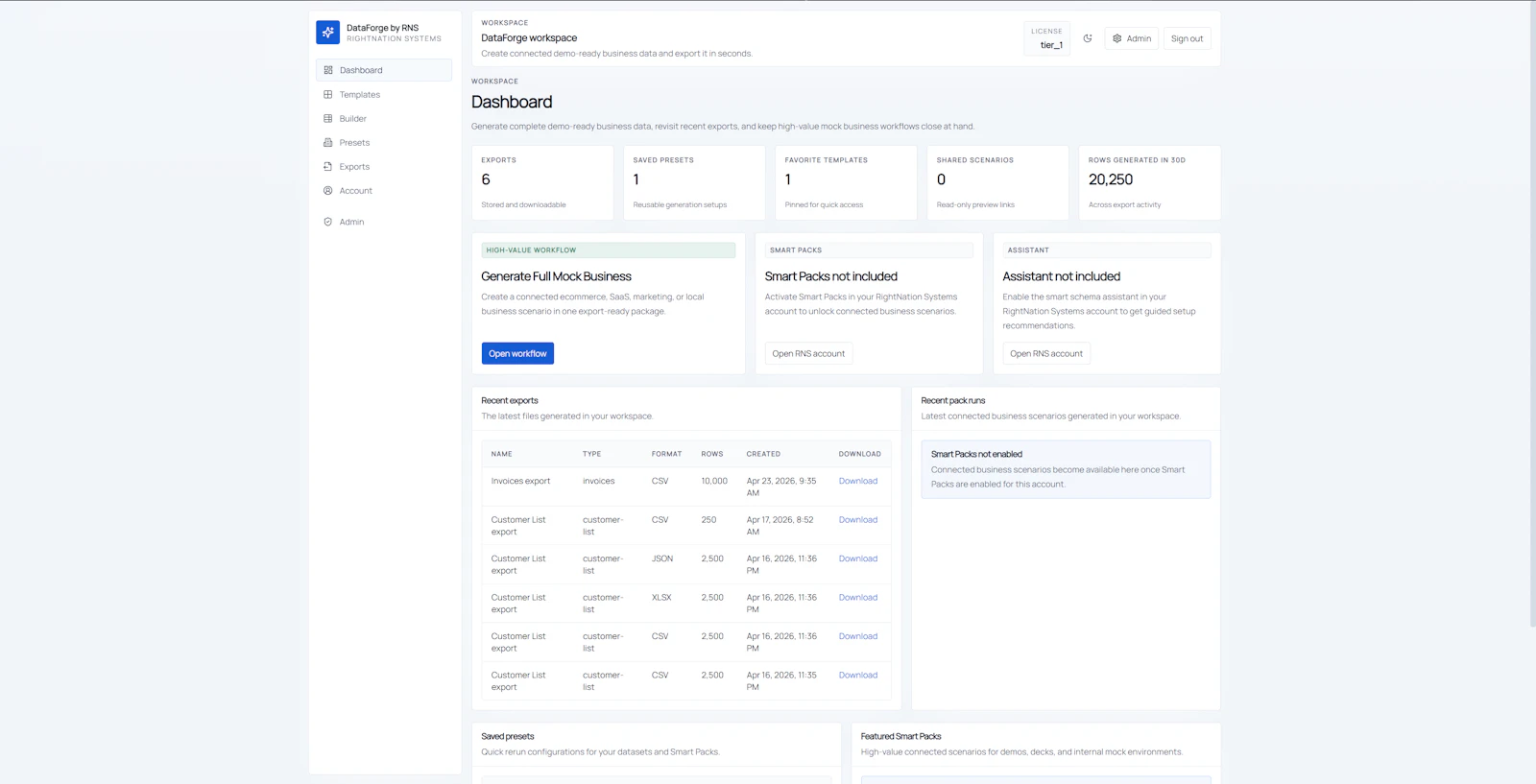DataForge by RNS screenshot 2