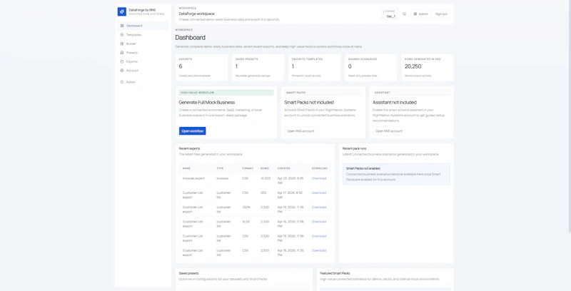 DataForge by RNS screenshot 2