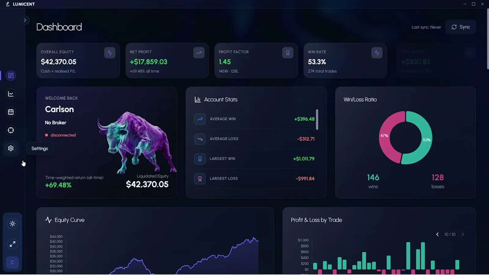 Lumicent screenshot 1 (video preview)