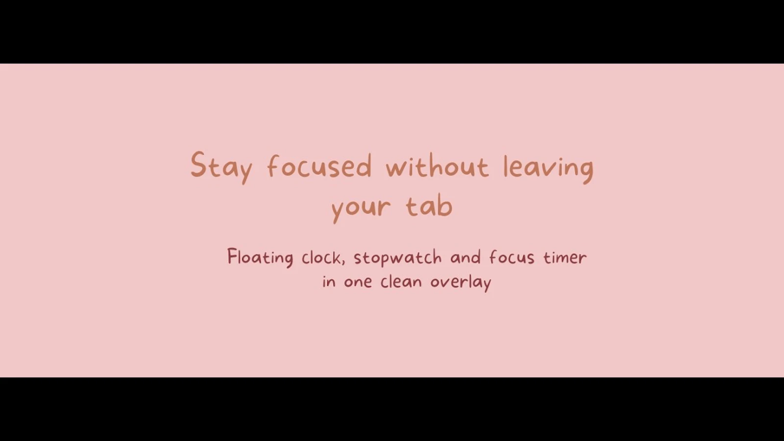 Floating Clock screenshot 1 (video preview)