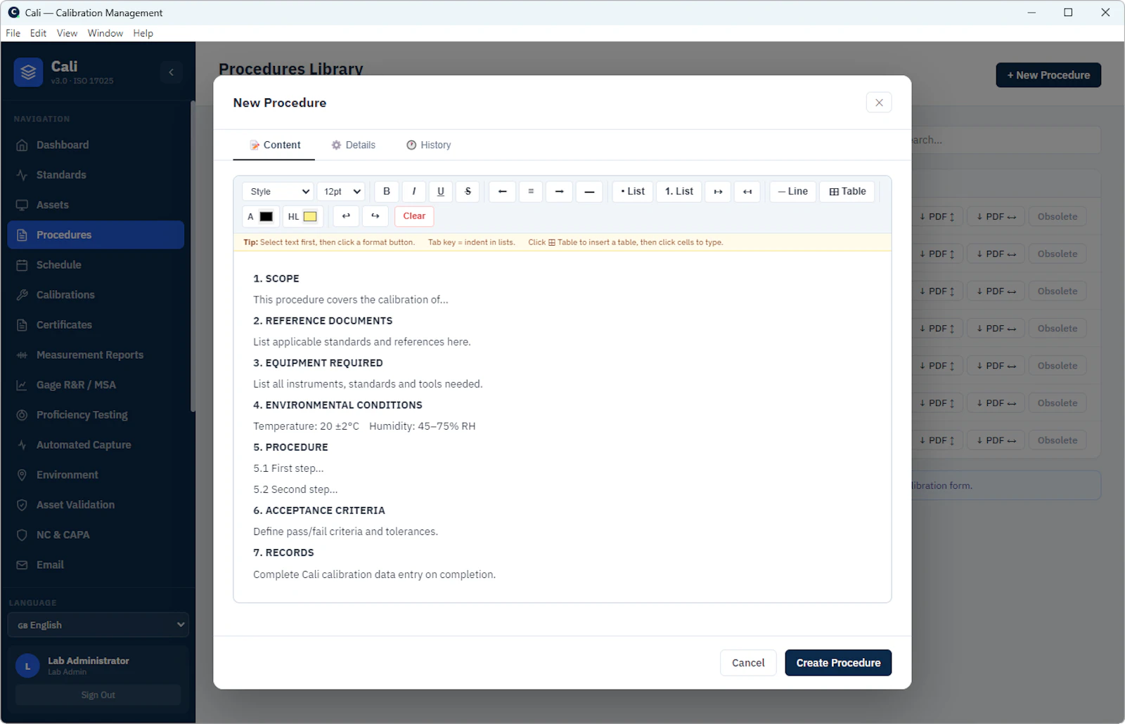 Cali V3 – Precision Calibration Software screenshot 11