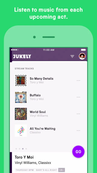 Jukely 2.0 Image