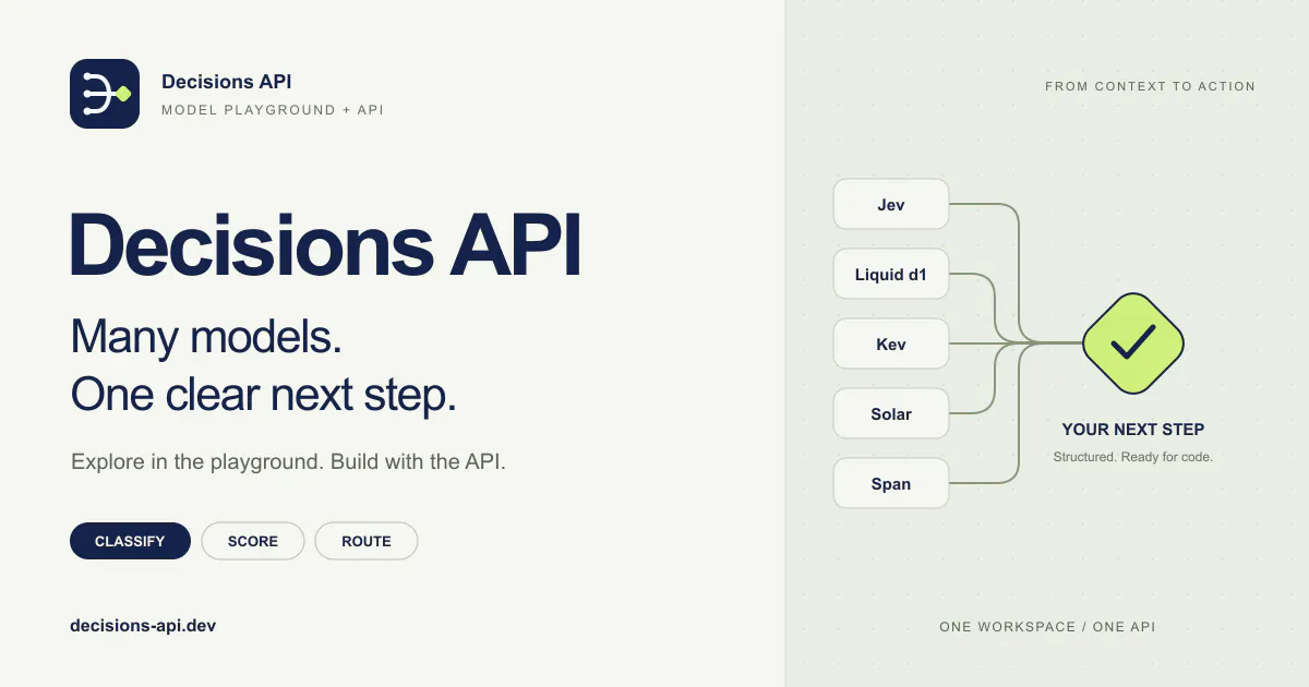 Decisions API gallery image