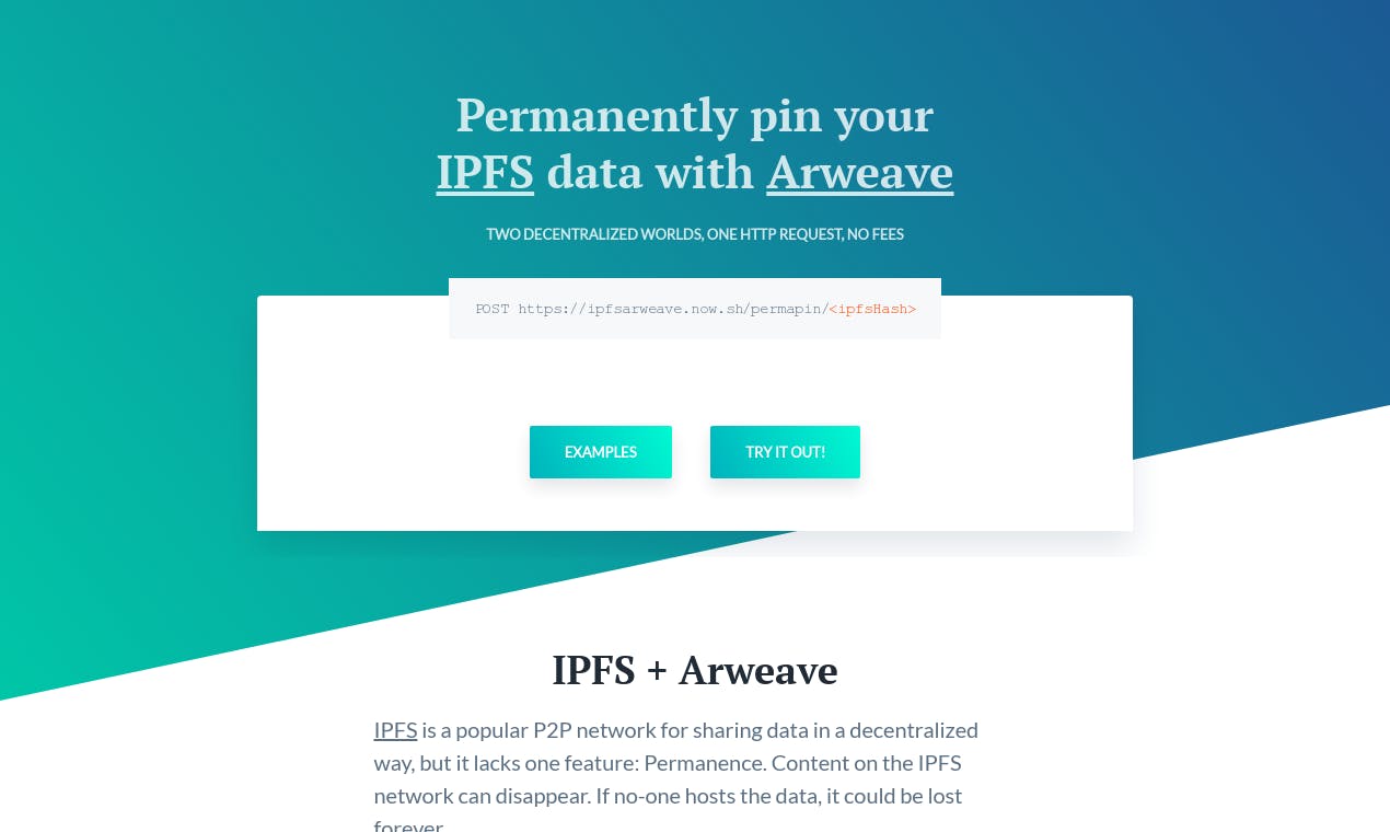 IPFS + Arweave media 1