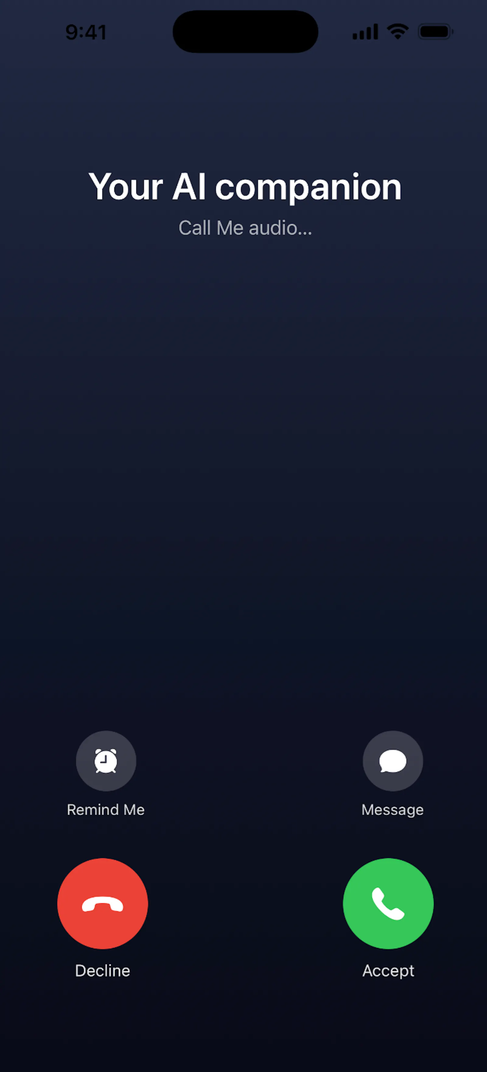 the /call-me skill screenshot 2