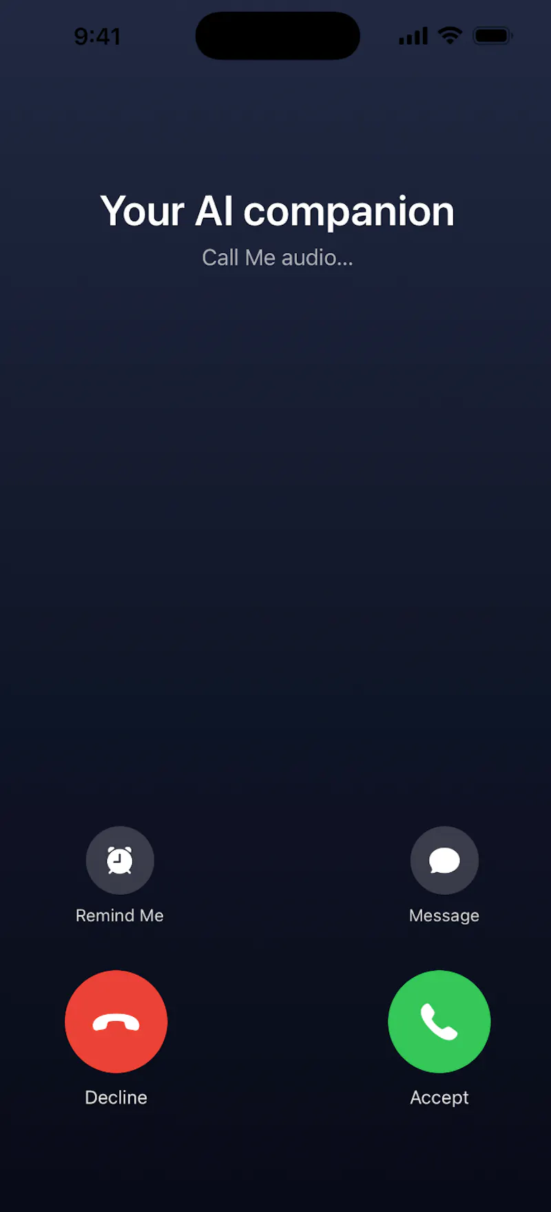 the /call-me skill screenshot 2