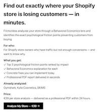 Frictionless — Shopify Checkout Analyzer gallery image