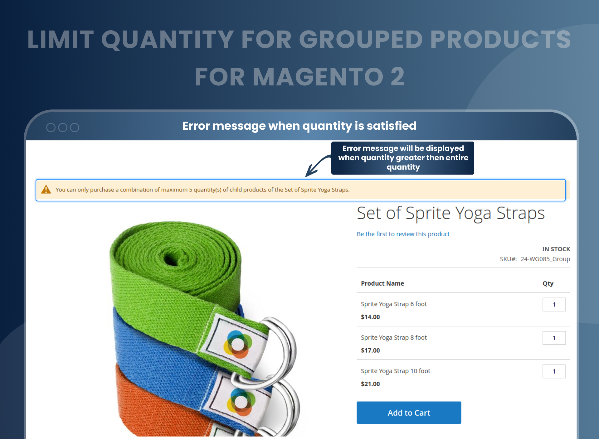 Limit Quantity of Grouped Products media 3
