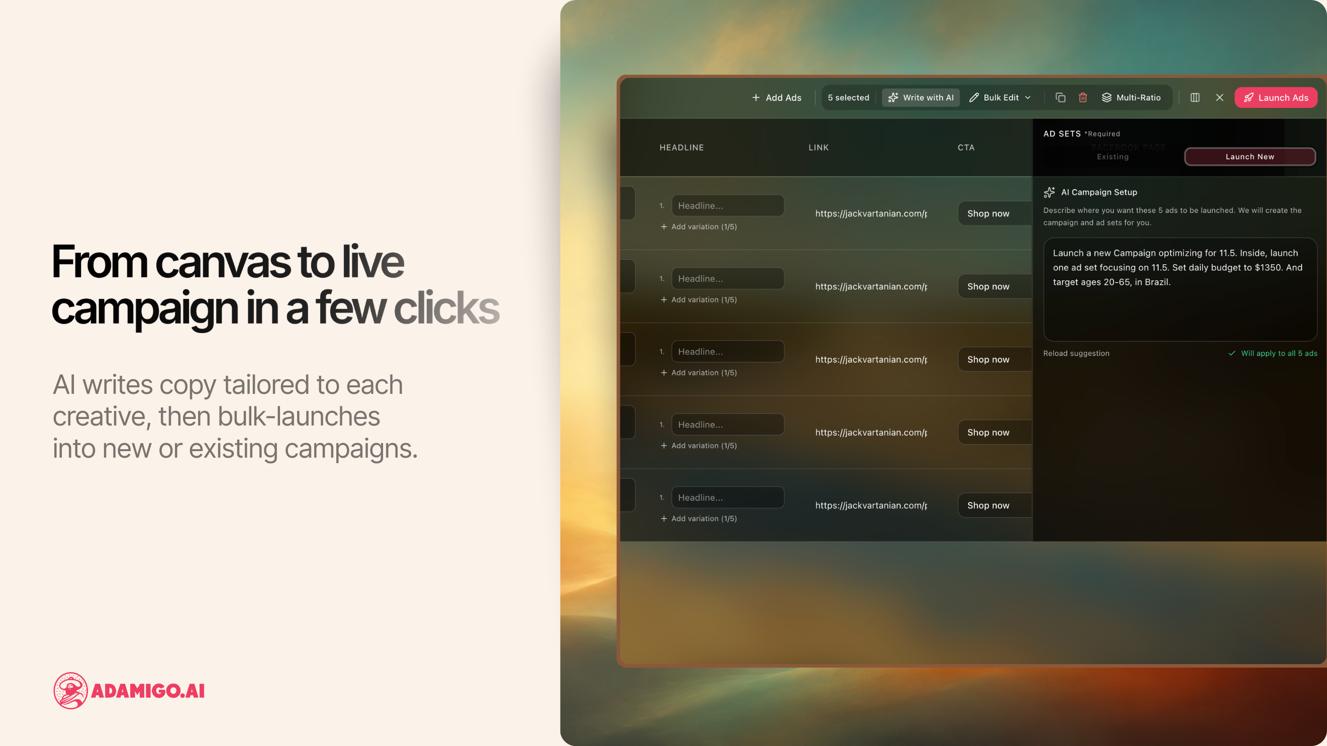 Ad Factory by AdAmigo.ai gallery image