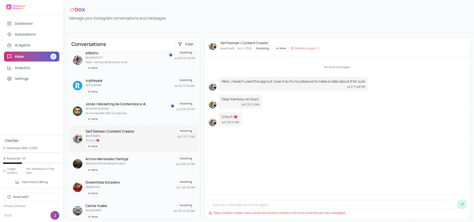 CommentKeyword screenshot 7