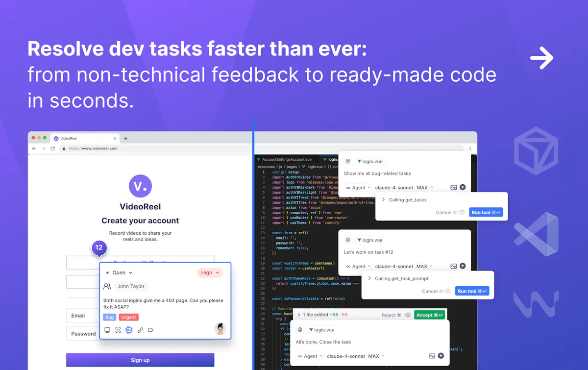 Webvizio for AI Coding Agents