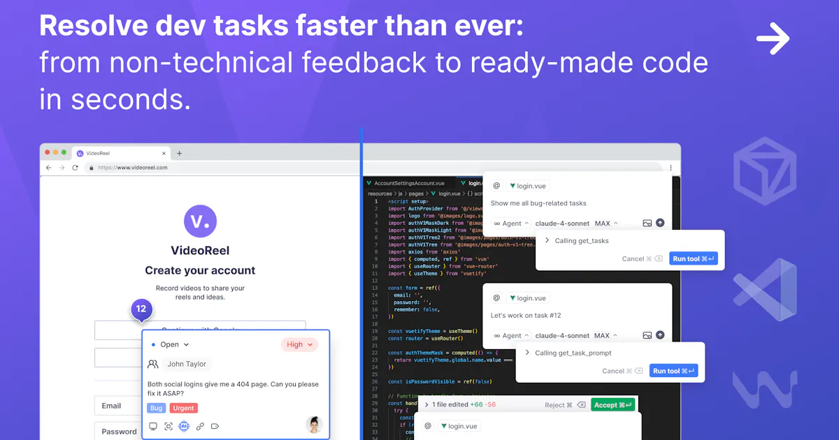 Webvizio for AI Coding Agents