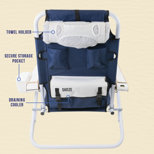 Shaze Lounge Chair Beach Chair Usb Charger Waterproof Speakers Product Hunt Shaze Lounge Chair Beach Chair Usb Charger Waterproof Speakers Product Hunt