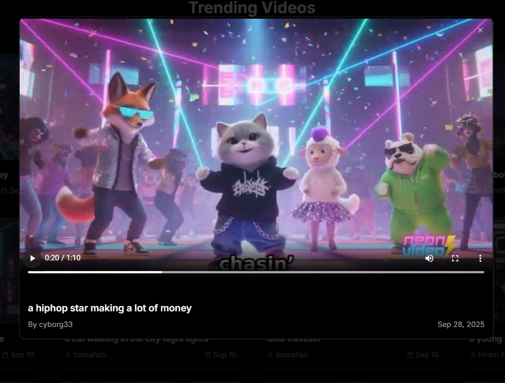 NeonVideo.ai - Screenshot 5 preview