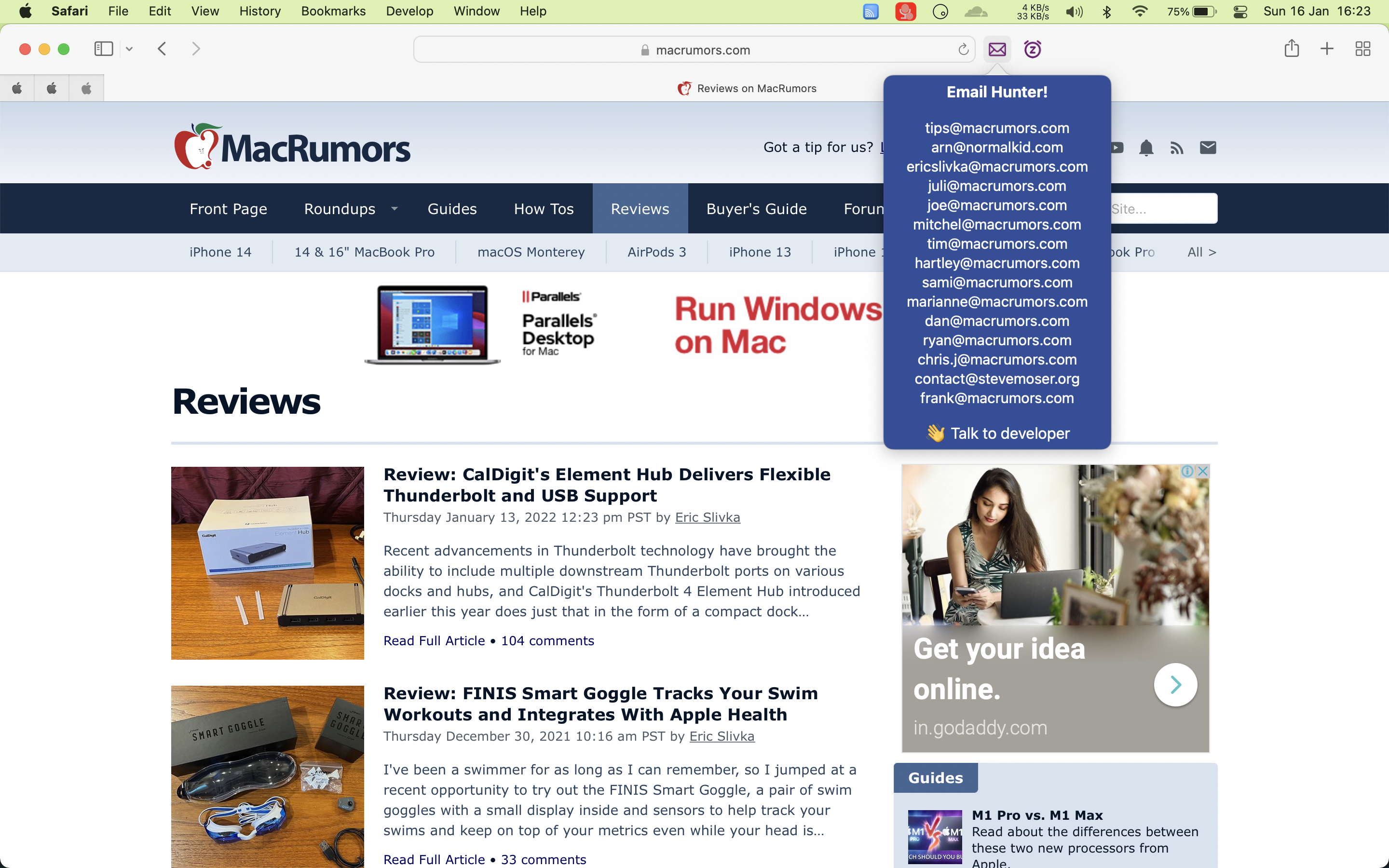 Email Hunter gallery image