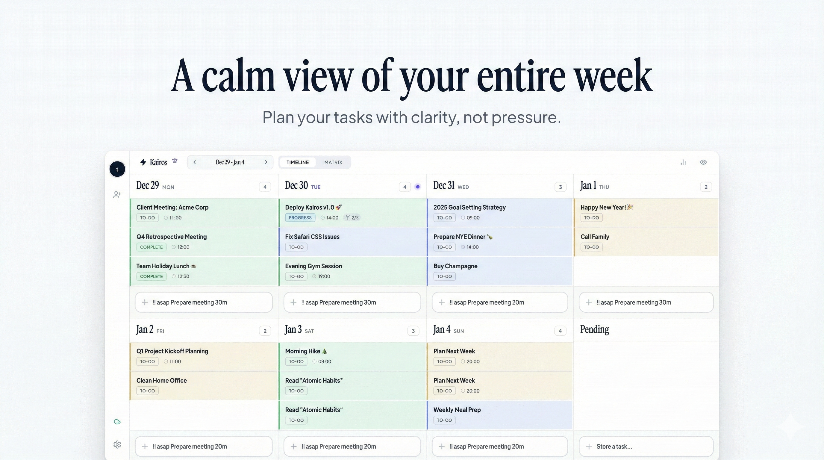 Kairos - Screenshot 4 showing product features and functionality