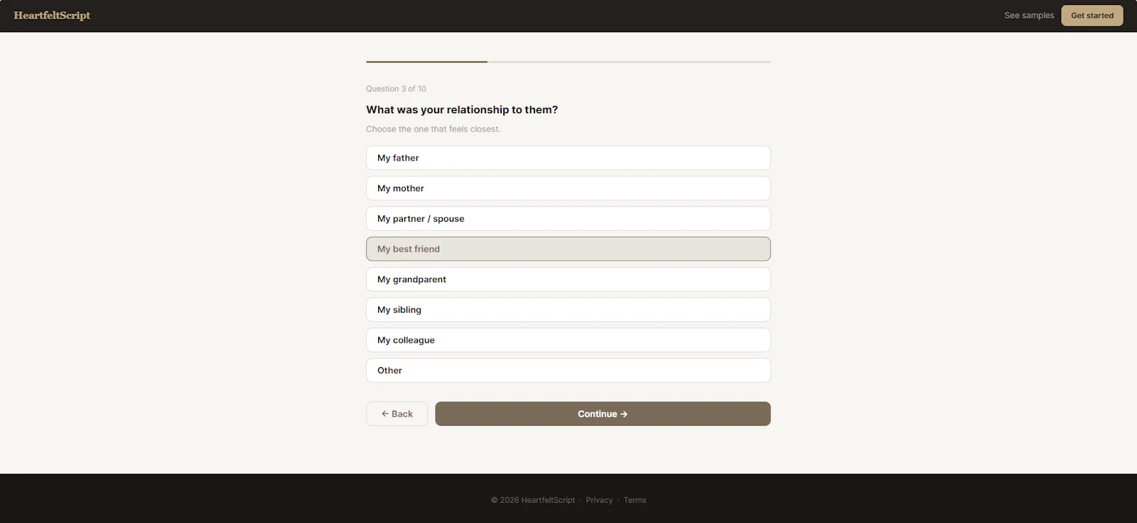 HeartfeltScript screenshot 2